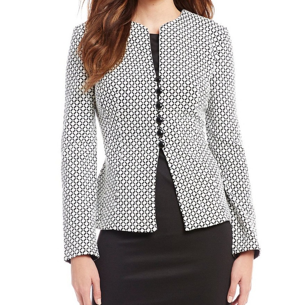 Preston and York Black/Ivory Christy Jacket